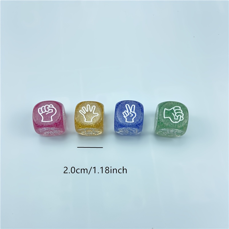 4pcs Set of High-Quality Dice for Game Entertainment